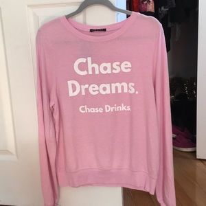 Wildfox chase dreams, drinks jumper sweater